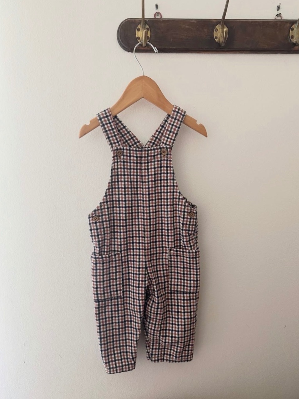 The Perfect Plaid Overalls